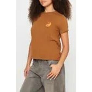 Spiritual Gangster Yin Yang Tee Small Dune Slim Fit Cotton NWT